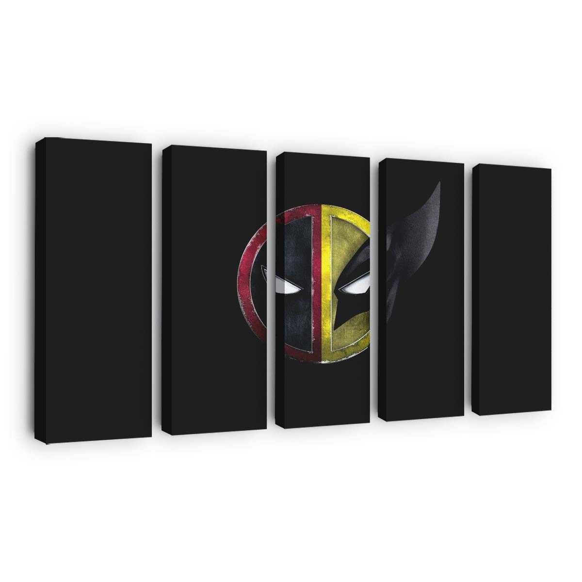 Deadpool 3 Minimal Logo Leinwandbild - Marvel Wanddeko