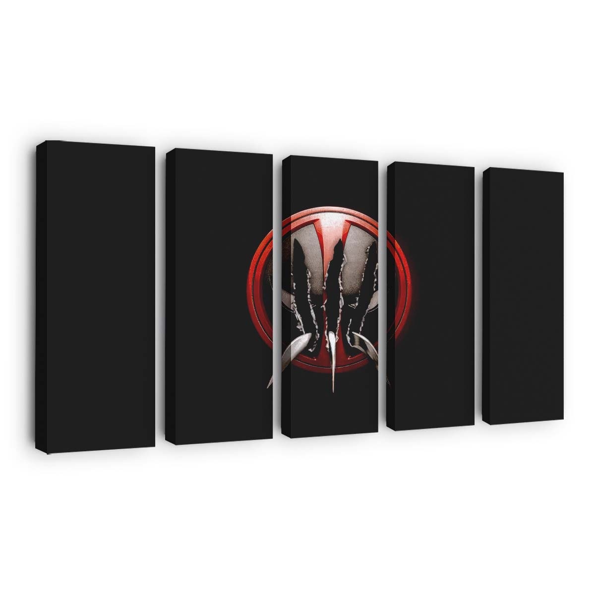 Deadpool 3 Film Logo Leinwandbild - Marvel Wanddeko