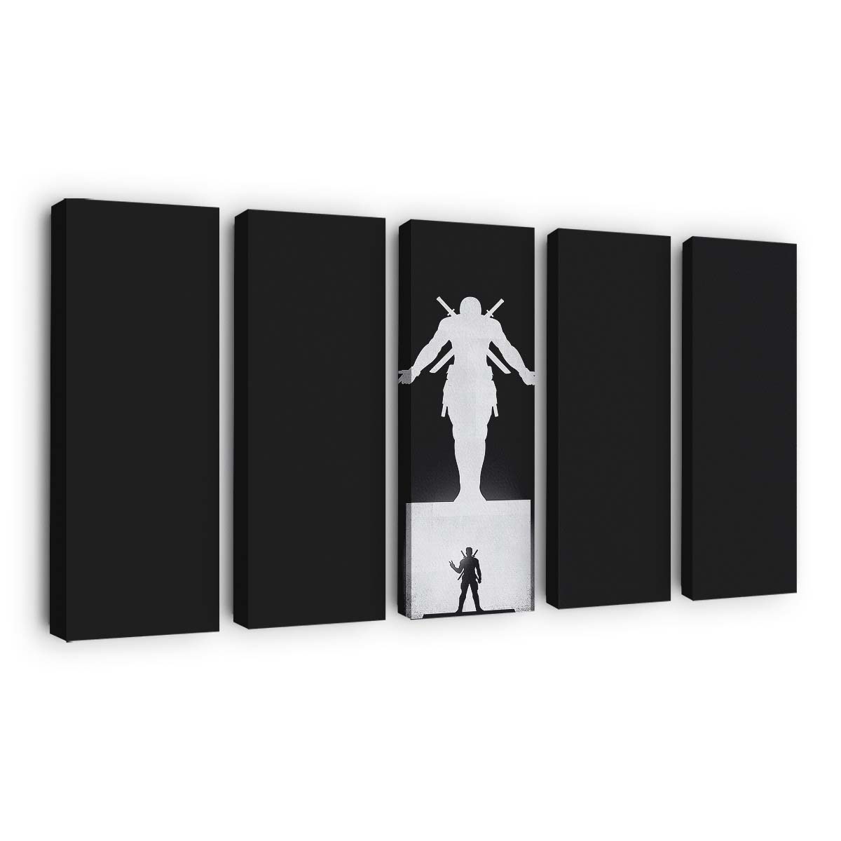 Deadpool Minimalismus 2020 2 Leinwandbild - Marvel Wanddeko