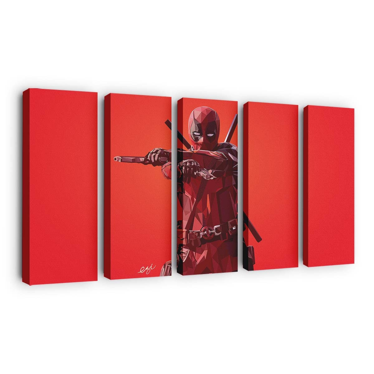 Deadpool Neue Artworks Leinwandbild - Marvel Wanddeko