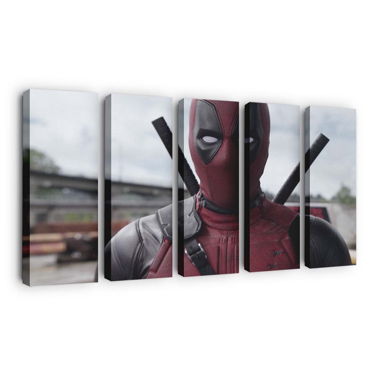 Deadpool: Nahaufnahme Leinwandbild - Marvel Wanddeko