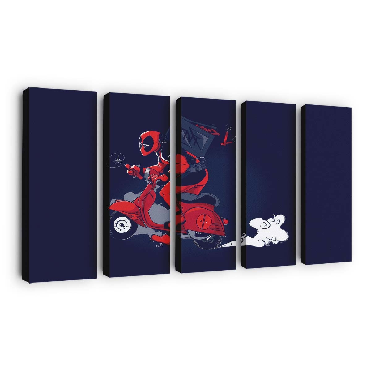 Deadpool: Tödliche rote Kamera Leinwandbild - Marvel Wanddeko