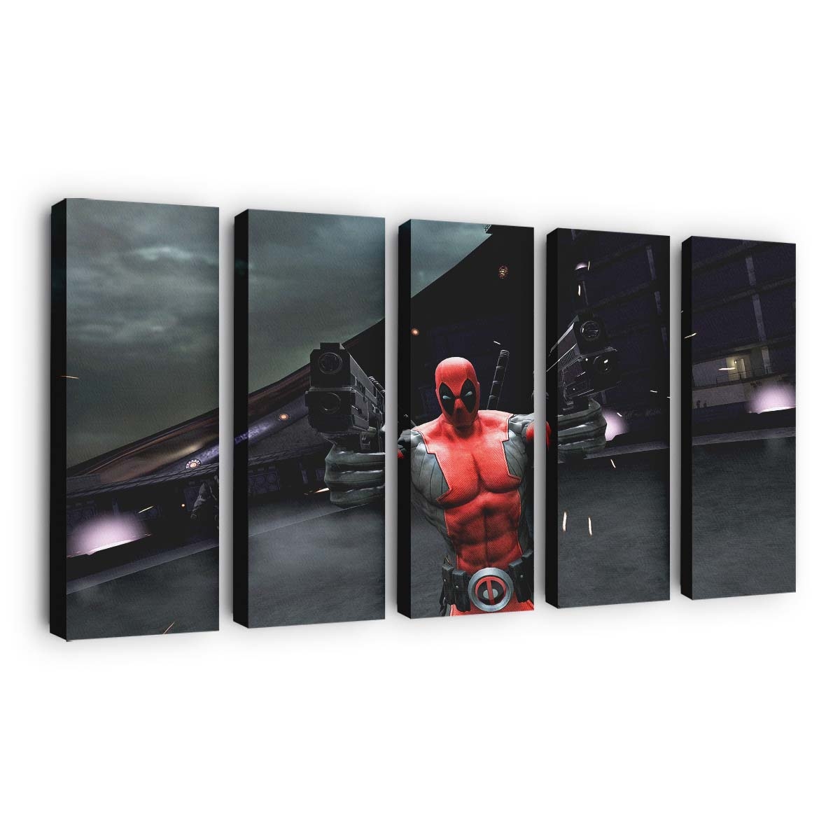 Deadpool Spiel Leinwandbild - Marvel Wanddeko