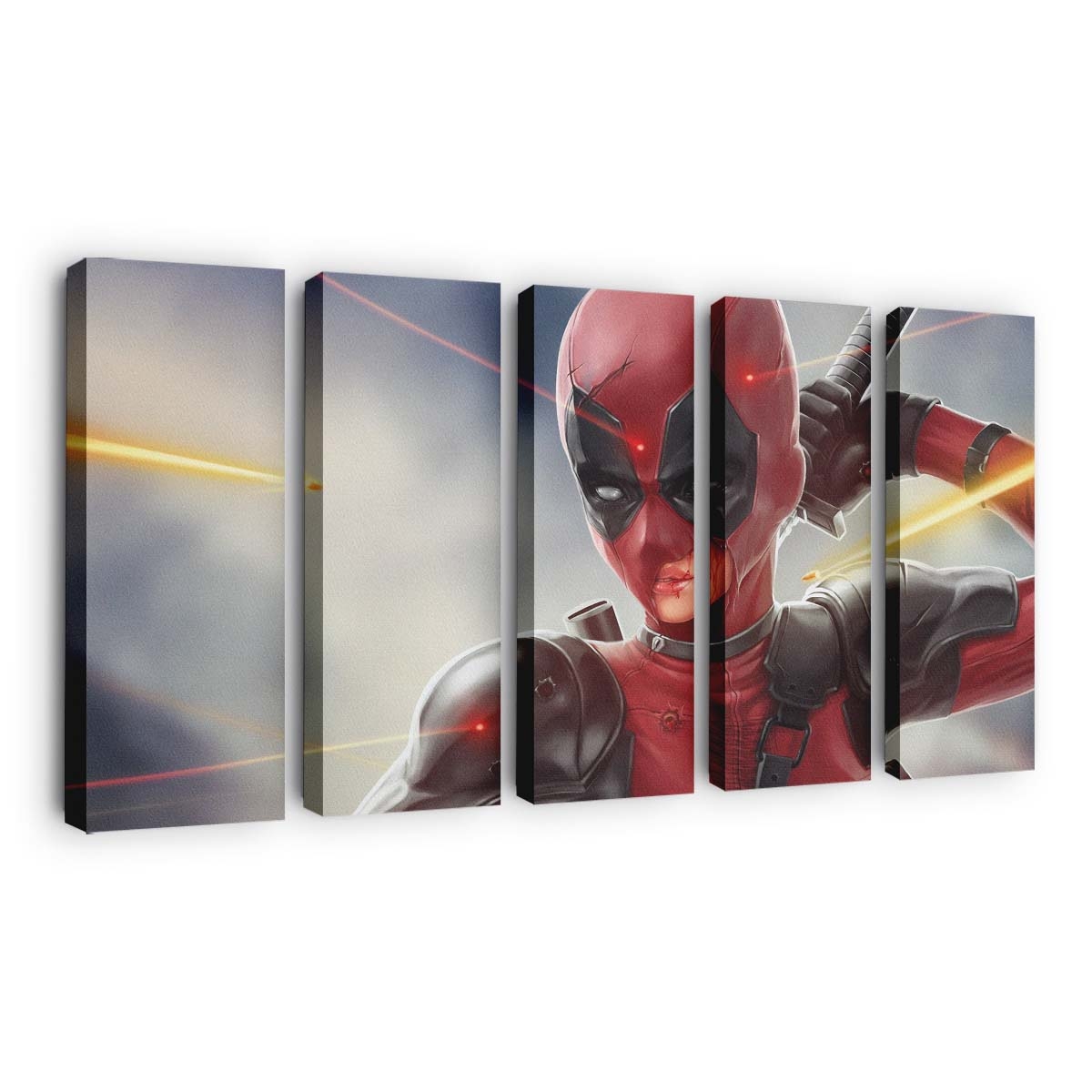 Deadpool Mädchen 2 Leinwandbild - Marvel Wanddeko