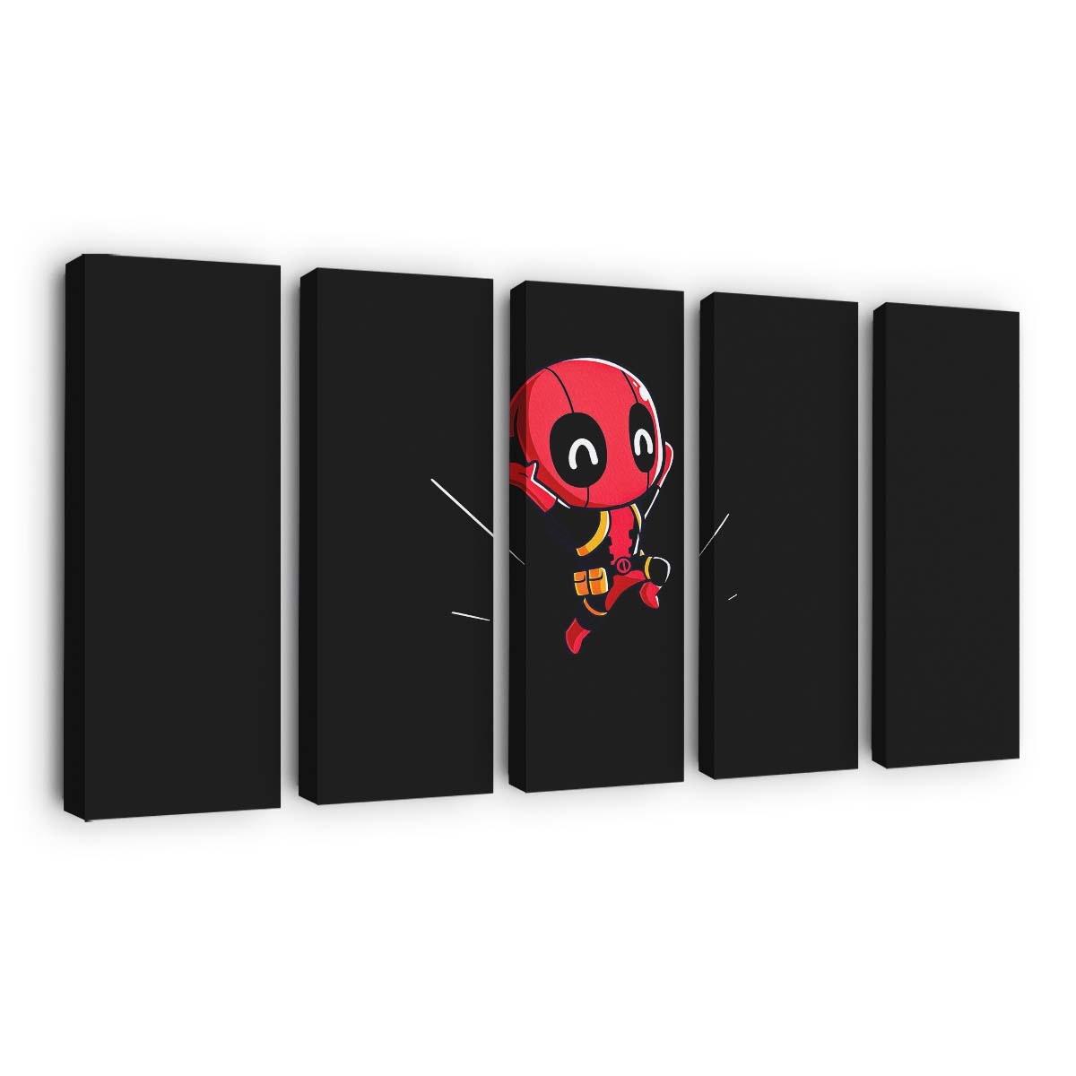 Deadpool Freude Leinwandbild - Marvel Wanddeko