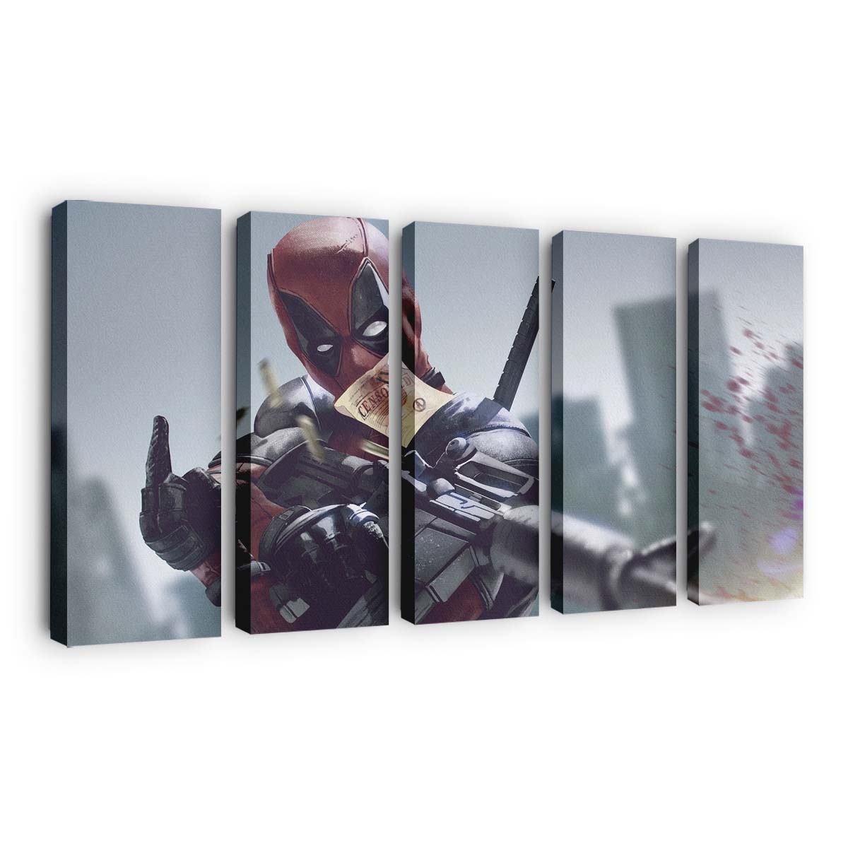 Deadpool spät Leinwandbild - Marvel Wanddeko