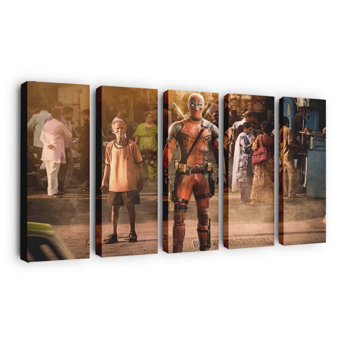 Deadpool Leben Leinwandbild - Marvel Wanddeko