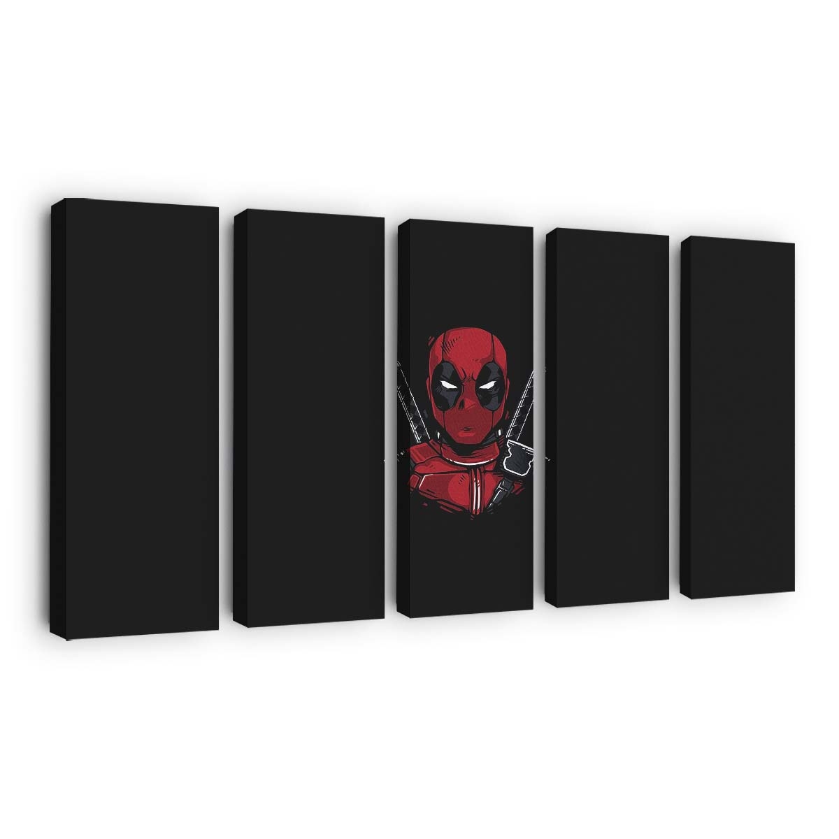 Deadpool Minimal 3 Leinwandbild - Marvel Wanddeko