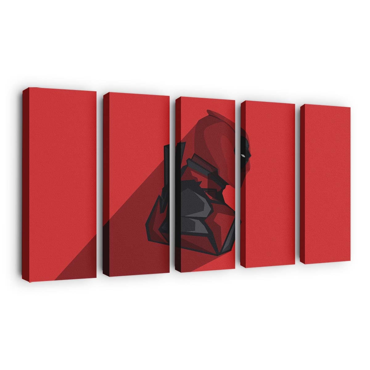 Deadpool Minimalismus 3 Leinwandbild - Marvel Wanddeko