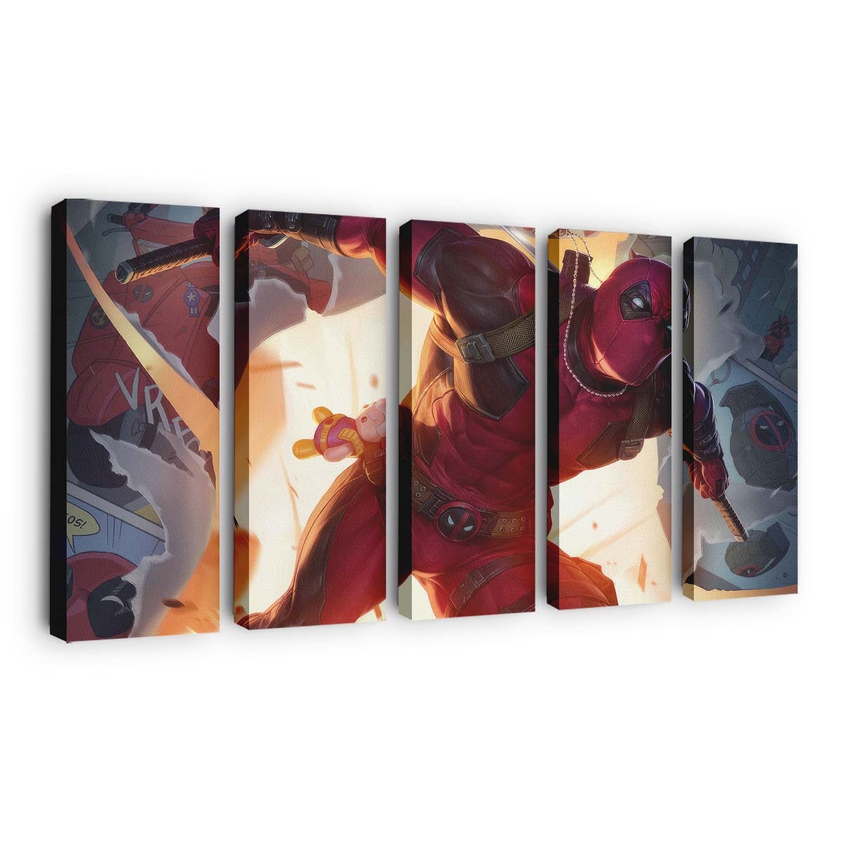 Deadpool: Der unkonventionelle Kämpfer Leinwandbild - Marvel Wanddeko