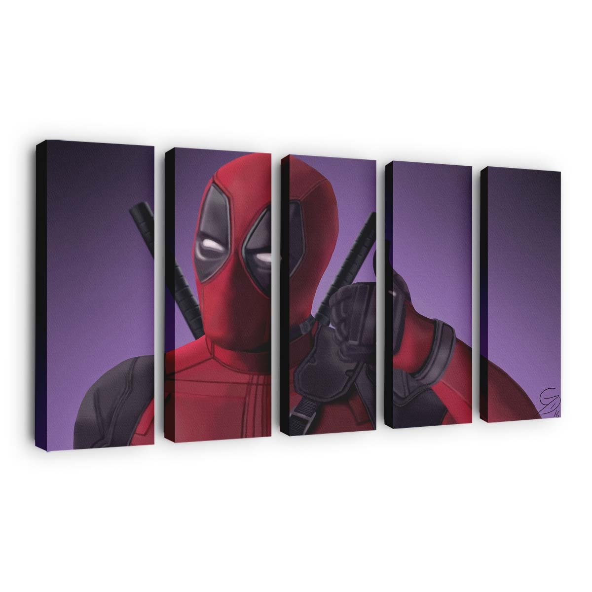 Neue Deadpool-Artworks 2 Leinwandbild - Marvel Wanddeko