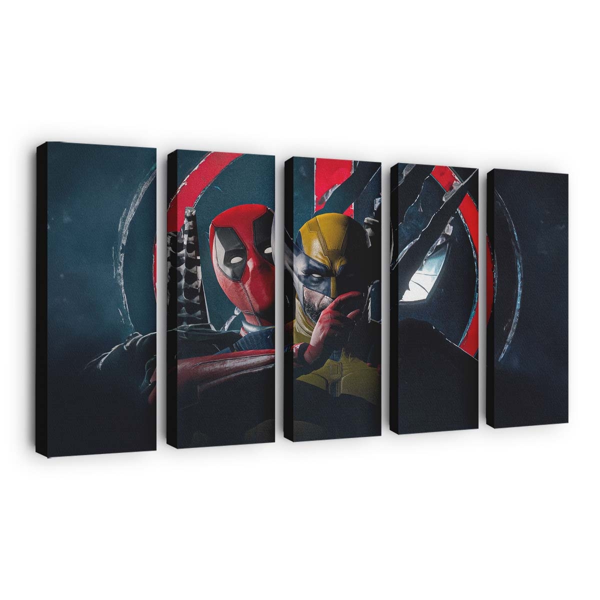 Wolverine und Deadpool: Krawall Leinwandbild - Marvel Wanddeko
