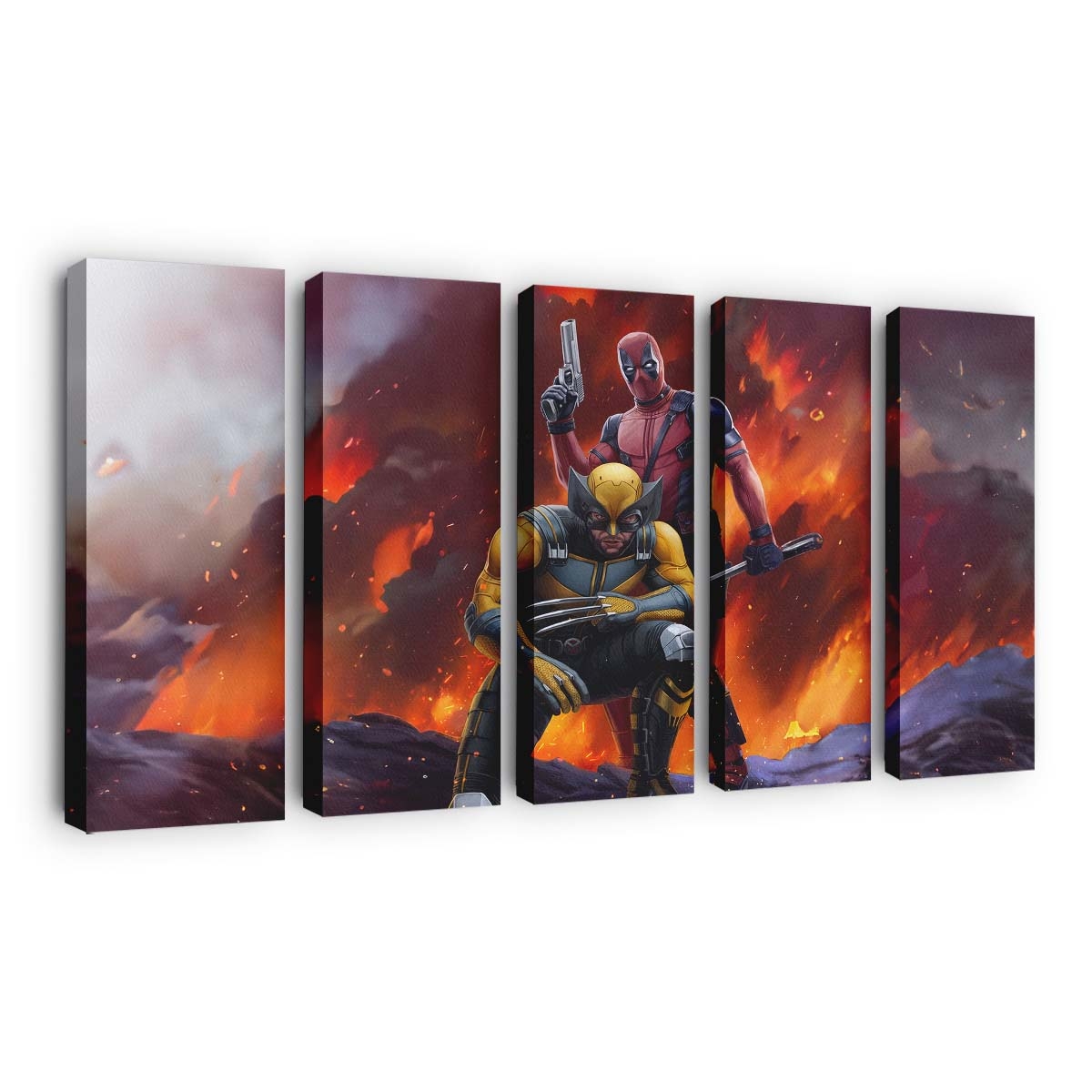 Wolverine und Deadpool: Unaufhaltsam Leinwandbild - Marvel Wanddeko