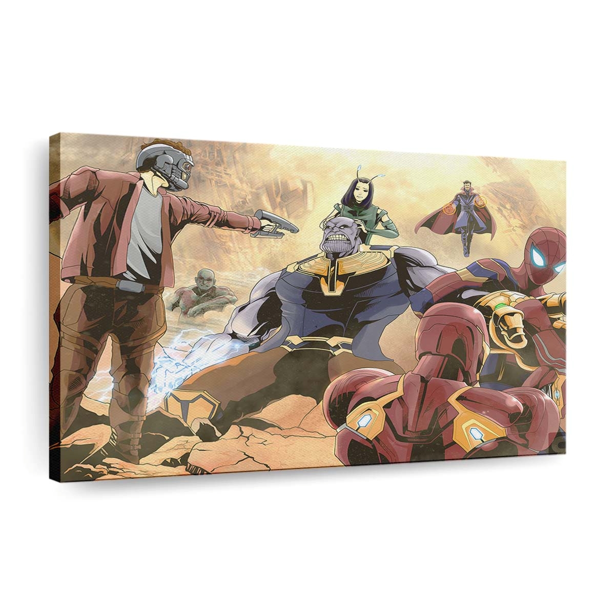 Avengers Infinity War Movie Illustration Leinwandbild - Marvel Wanddeko