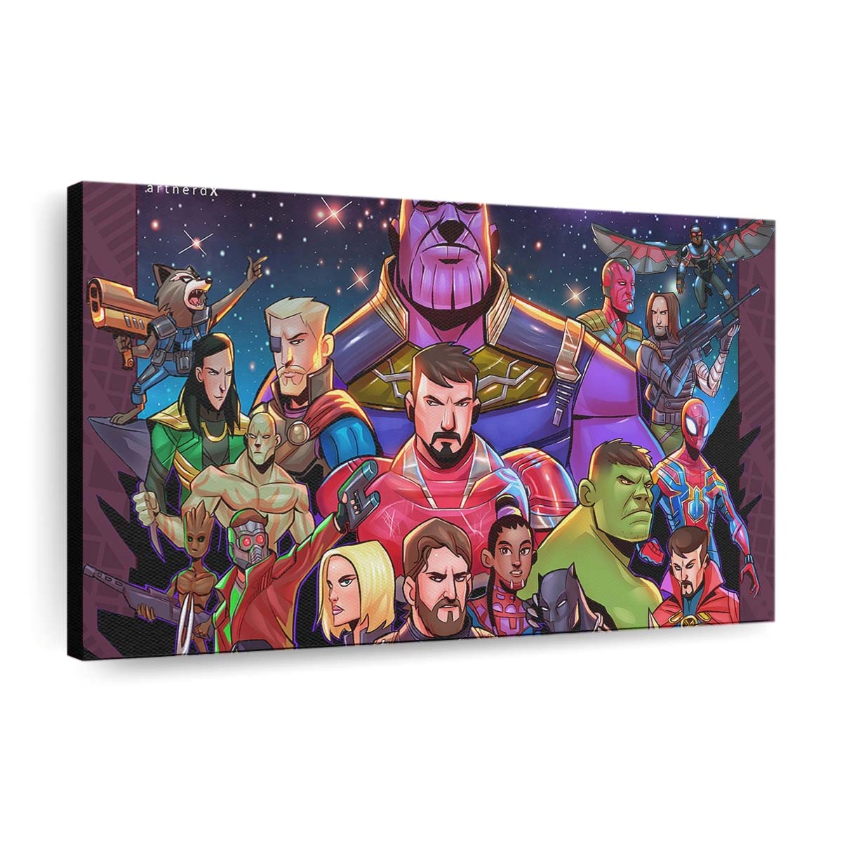 Avengers Infinity War Superheroes Artwork Leinwandbild - Marvel Wanddeko