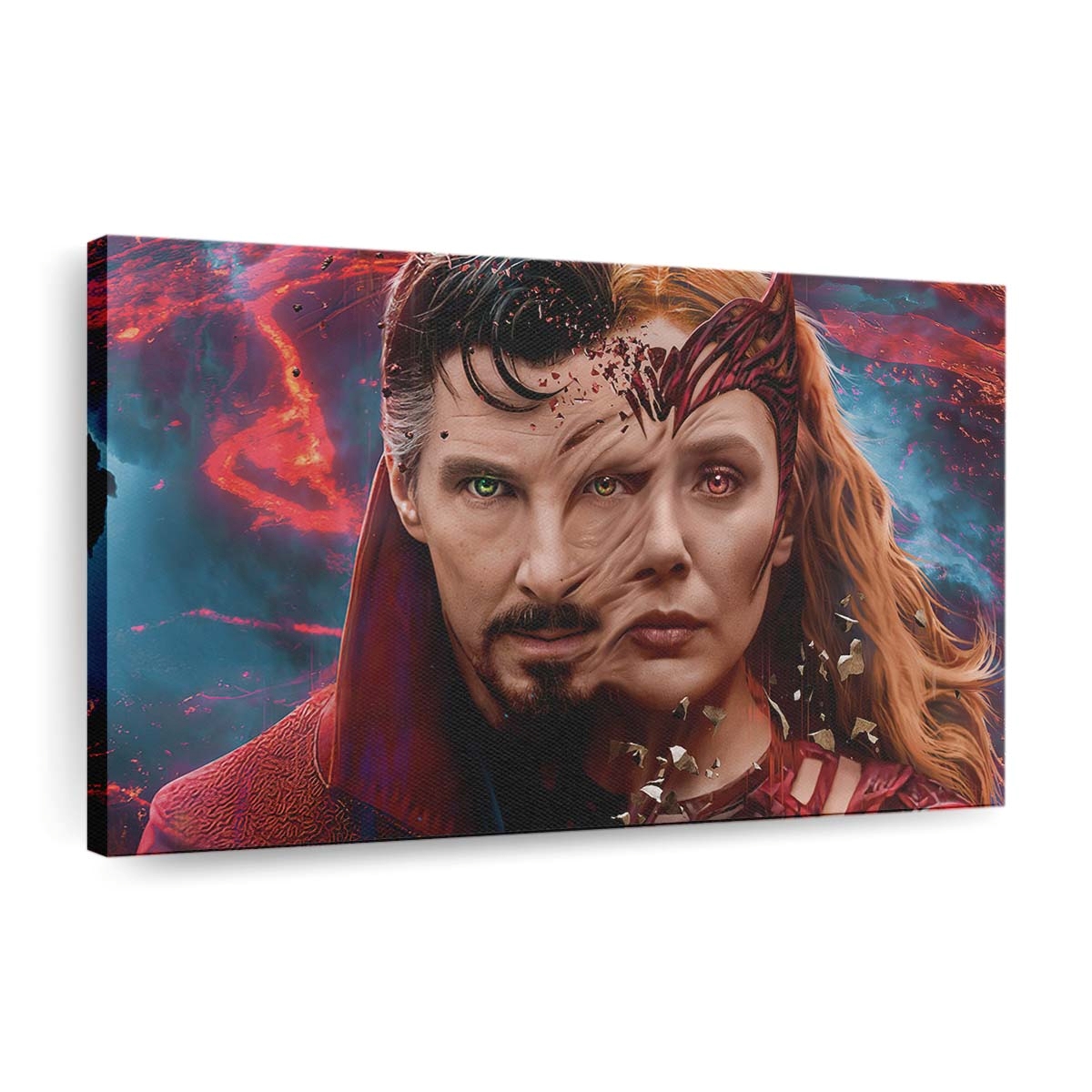 Doctor Strange X Wanda Leinwandbild - Marvel Wanddeko