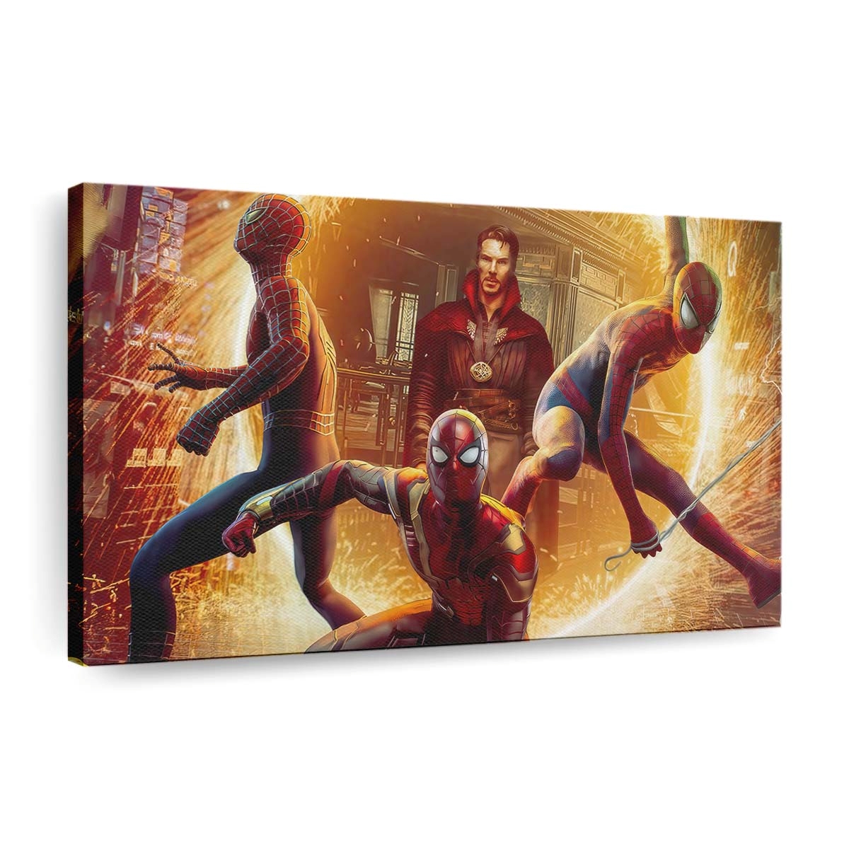 Interdimensional Showdown Spider Man No Way Home Leinwandbild - Marvel Wanddeko