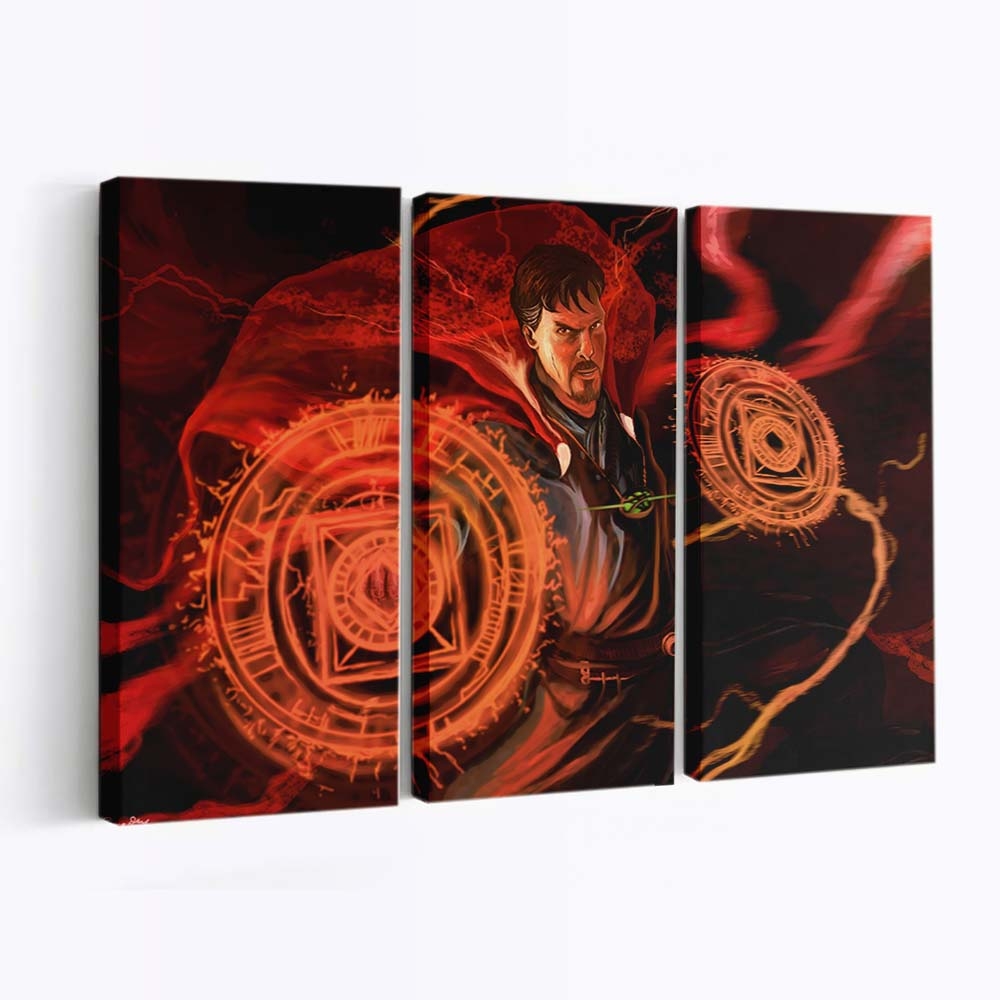 Doctor Strange Artwork Leinwandbild - Marvel Wanddeko