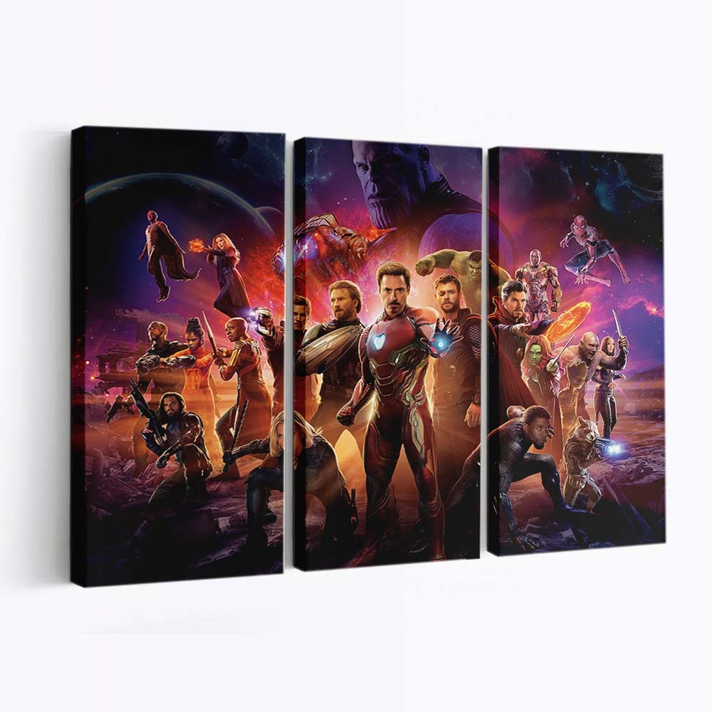 Avengers Infinity War International Leinwandbild - Marvel Wanddeko