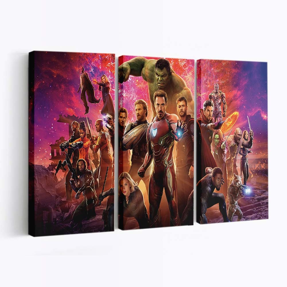 Avengers Infinity War International 2 Leinwandbild - Marvel Wanddeko