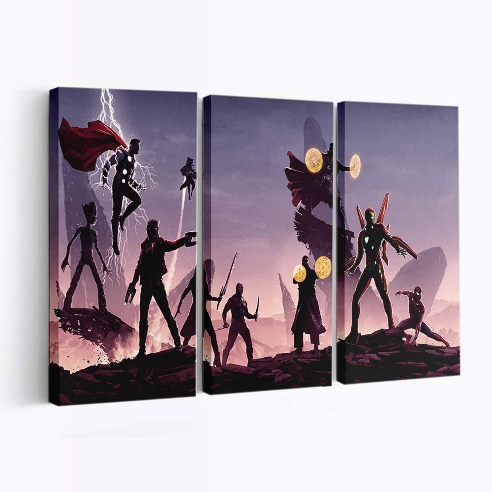 Avengers Infinity War Promotion Leinwandbild - Marvel Wanddeko