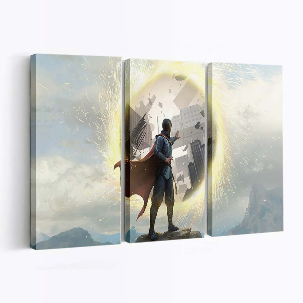 Doctor Strange Showdown Leinwandbild - Marvel Wanddeko