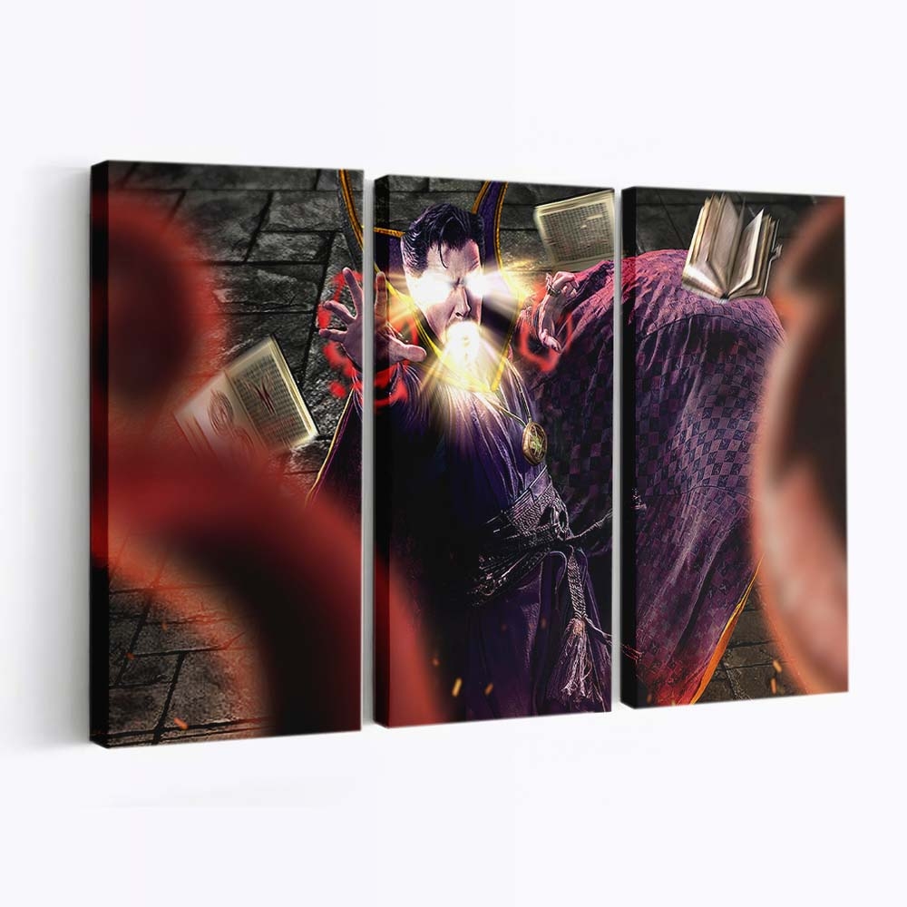 Evil Doctor Strange Leinwandbild - Marvel Wanddeko