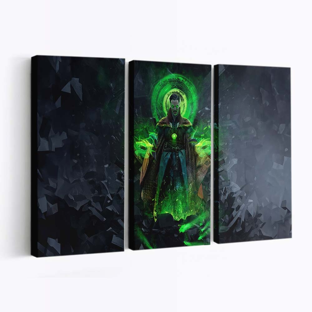 Mystical Marvel Doctor Strange Realm Leinwandbild - Marvel Wanddeko