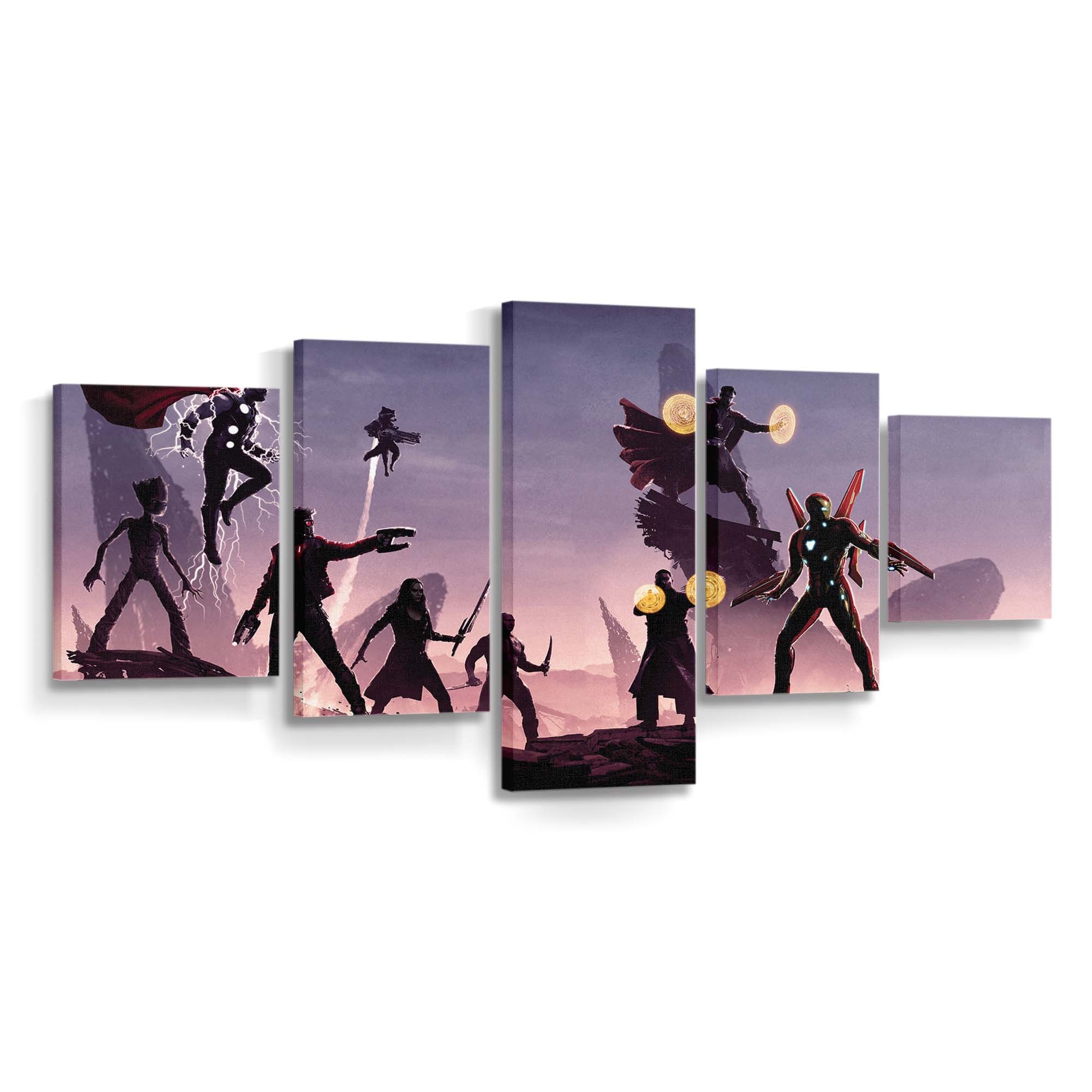 Avengers Infinity War Promotion Leinwandbild - Marvel Wanddeko