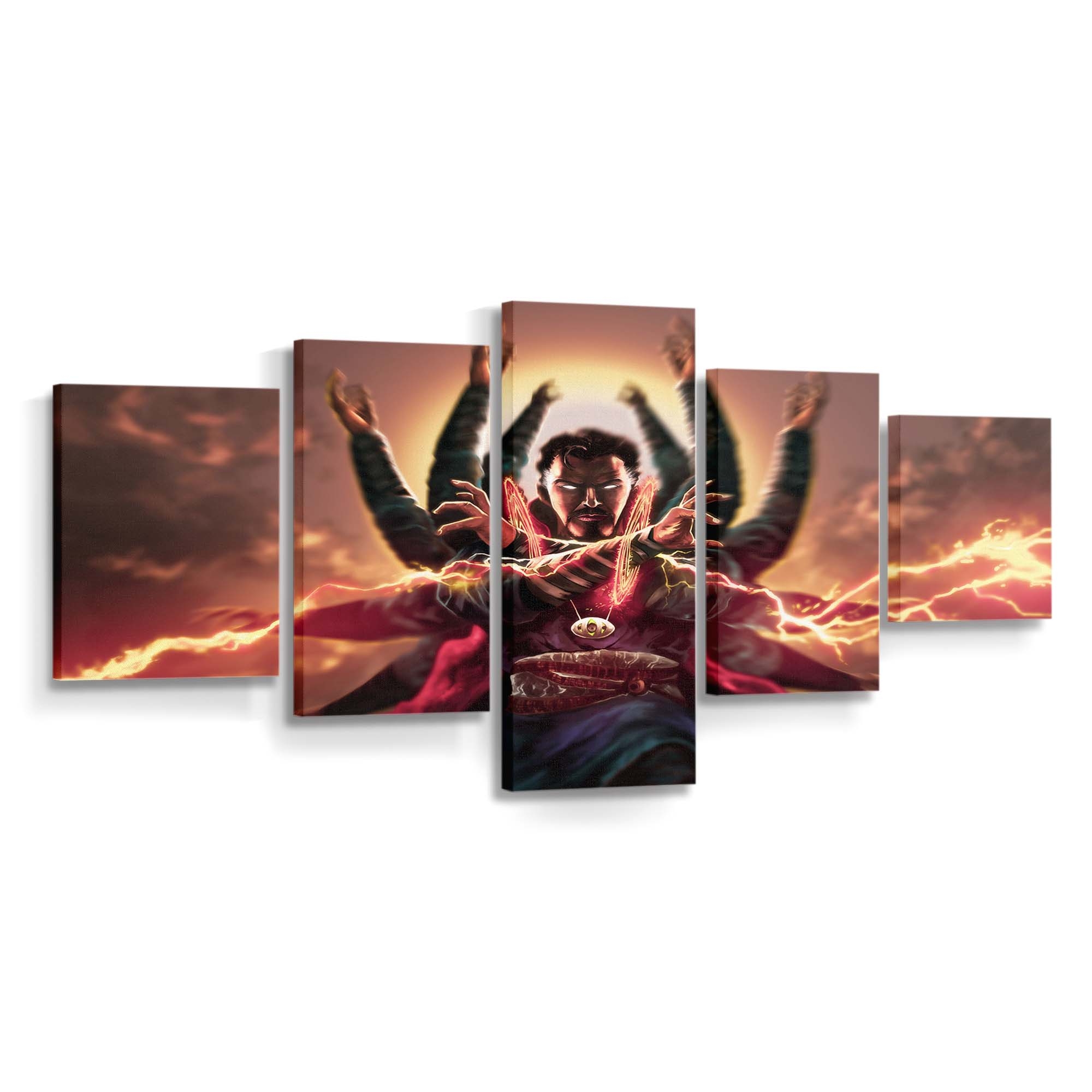 Doctor Strange Artworks Leinwandbild - Marvel Wanddeko
