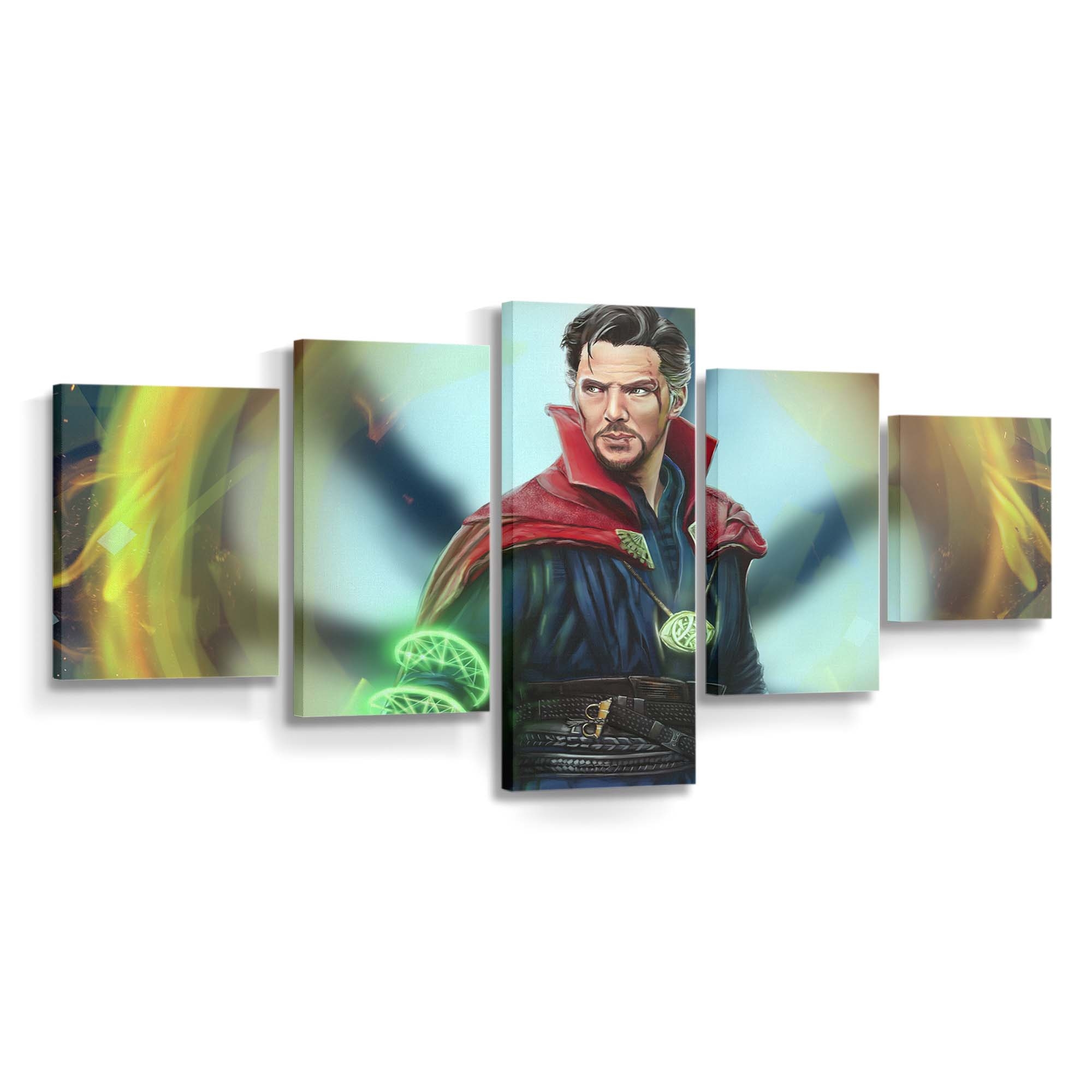 Doctor Strange Marvel Comic Art Leinwandbild - Marvel Wanddeko
