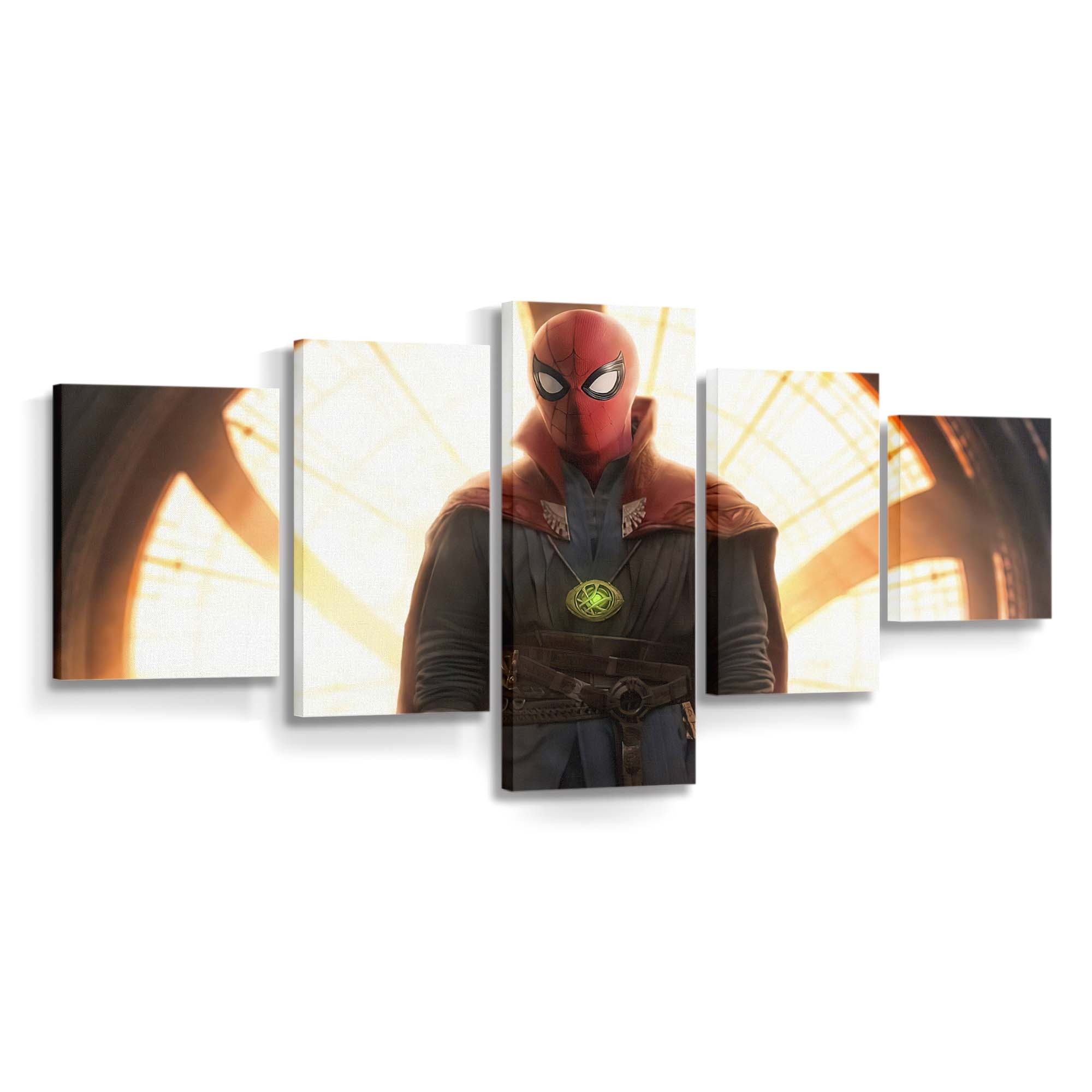 Doctor Strange X Spiderman In The Multiverse Of Madness Leinwandbild - Marvel Wanddeko
