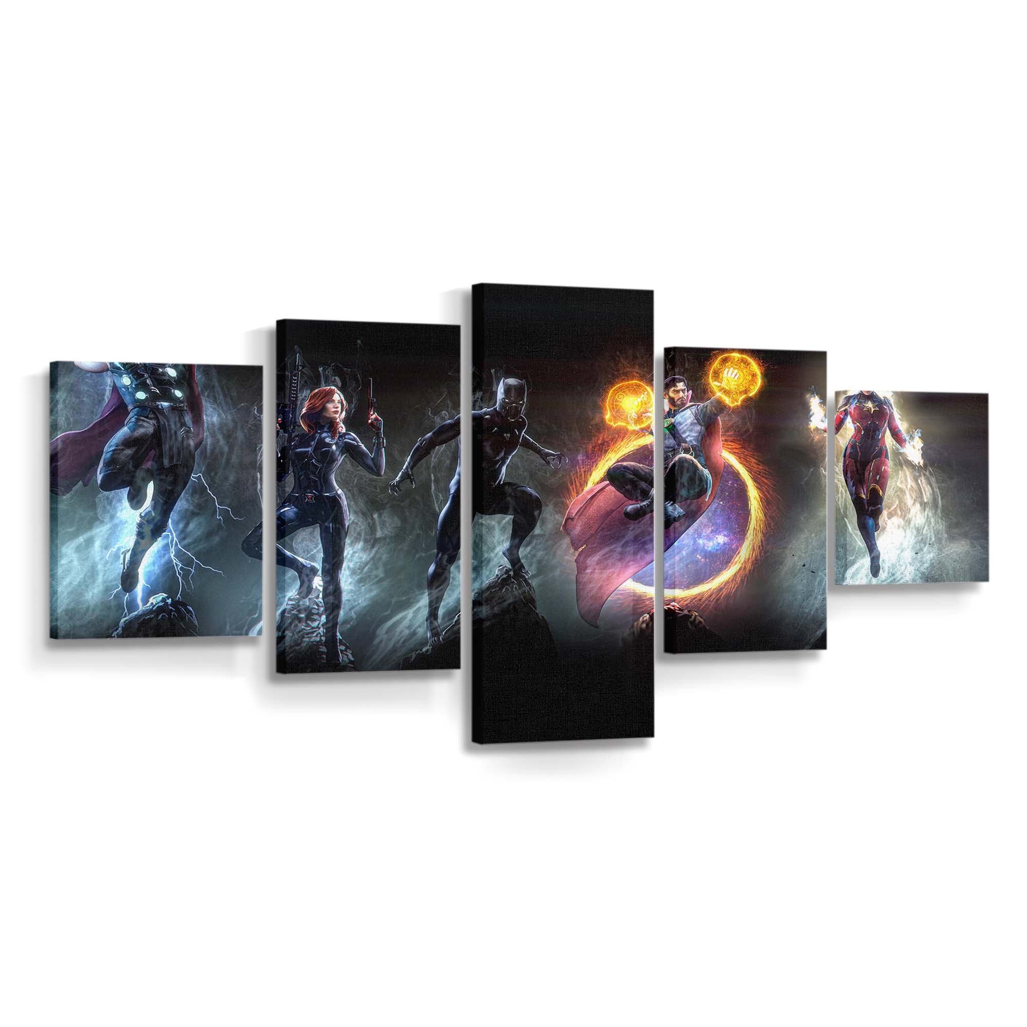 Marvel Heroes Art Leinwandbild - Marvel Wanddeko