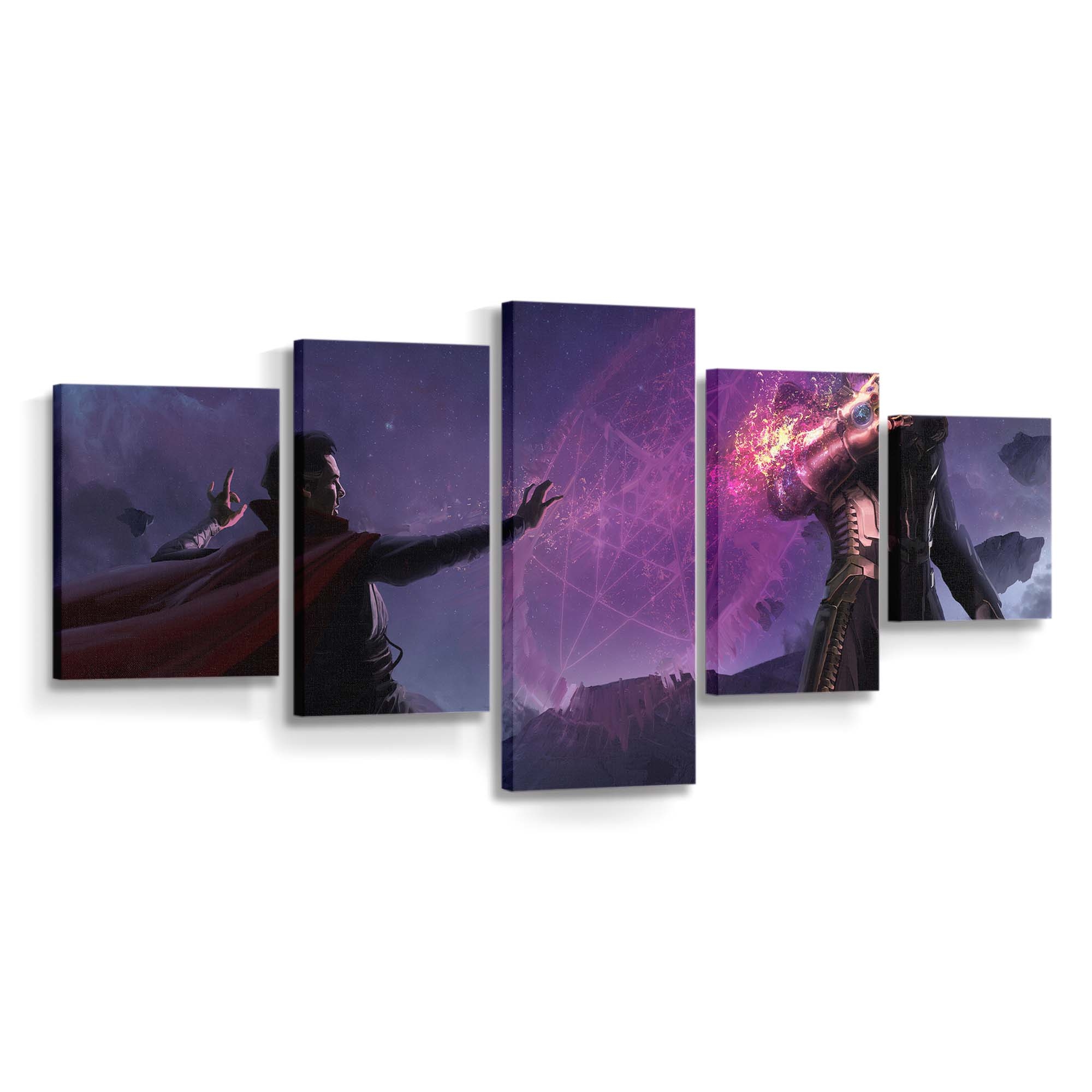 Thanos Vs Doctor Strange Leinwandbild - Marvel Wanddeko