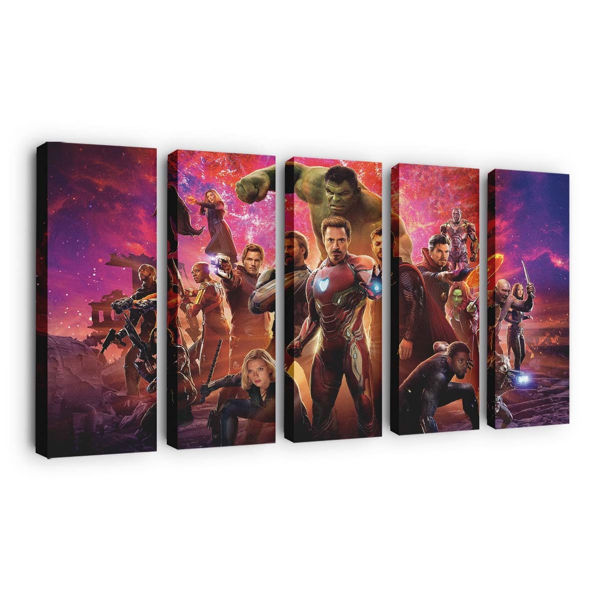 Avengers Infinity War International 2 Leinwandbild - Marvel Wanddeko