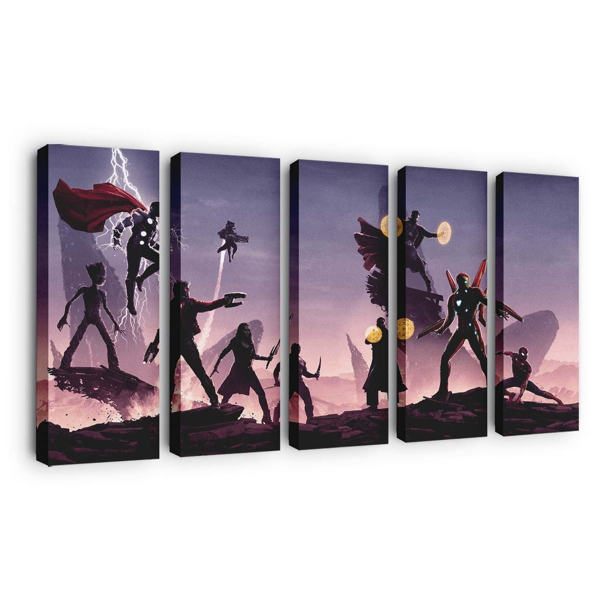 Avengers Infinity War Promotion Leinwandbild - Marvel Wanddeko