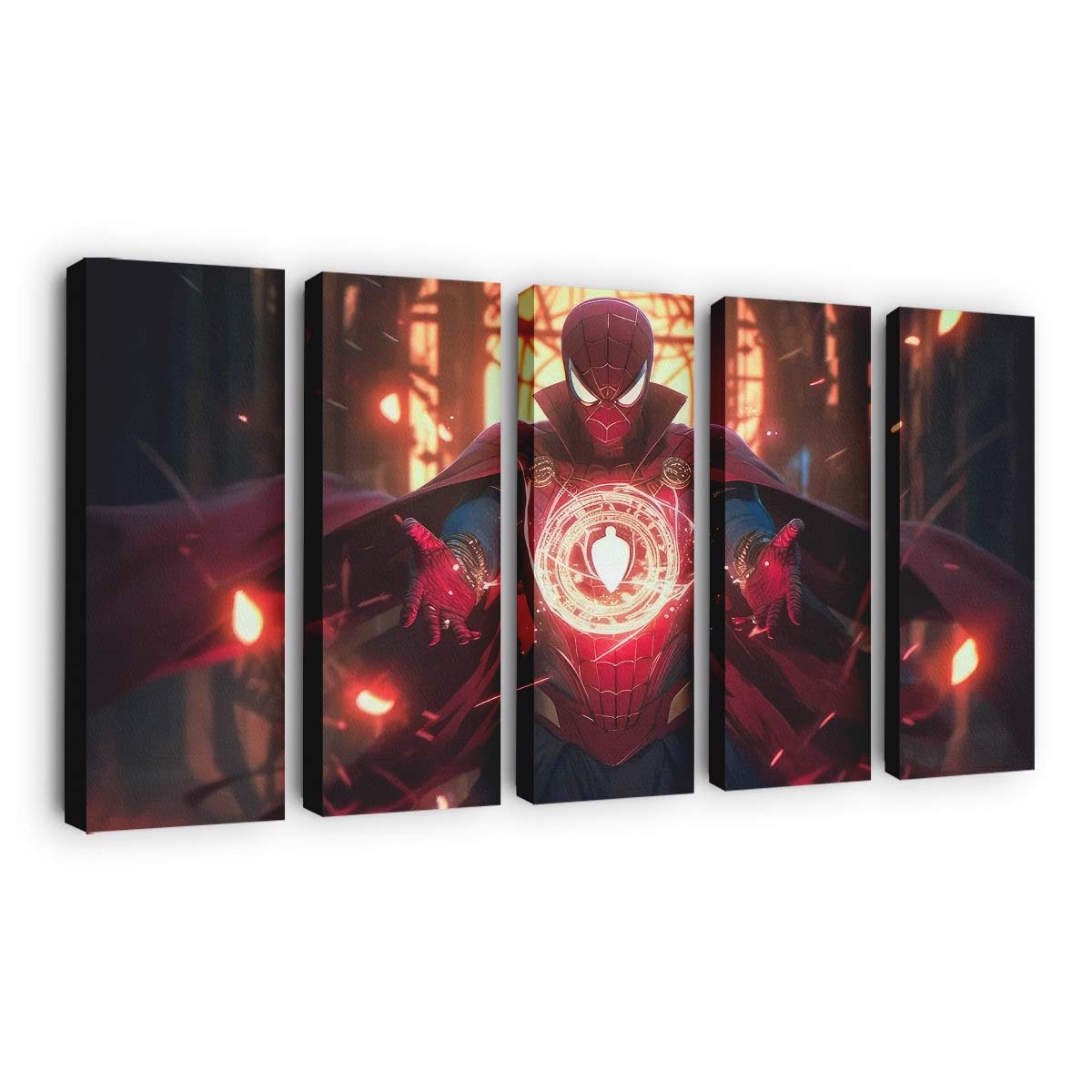 Doctor Spider Man Mystical Pursuit Leinwandbild - Marvel Wanddeko