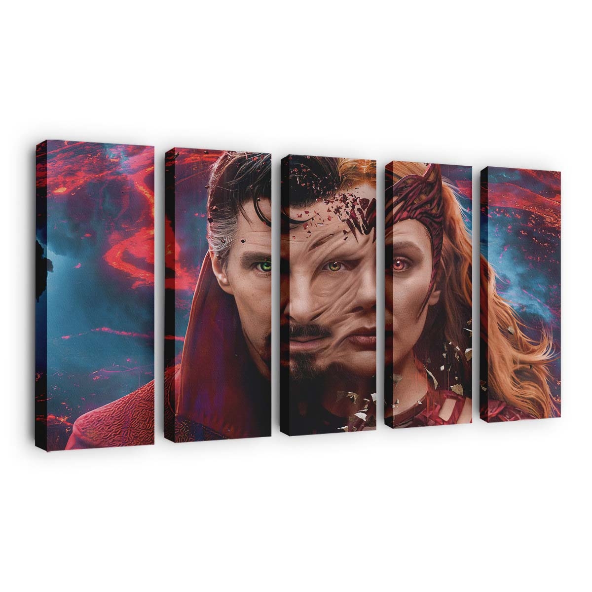 Doctor Strange X Wanda Leinwandbild - Marvel Wanddeko
