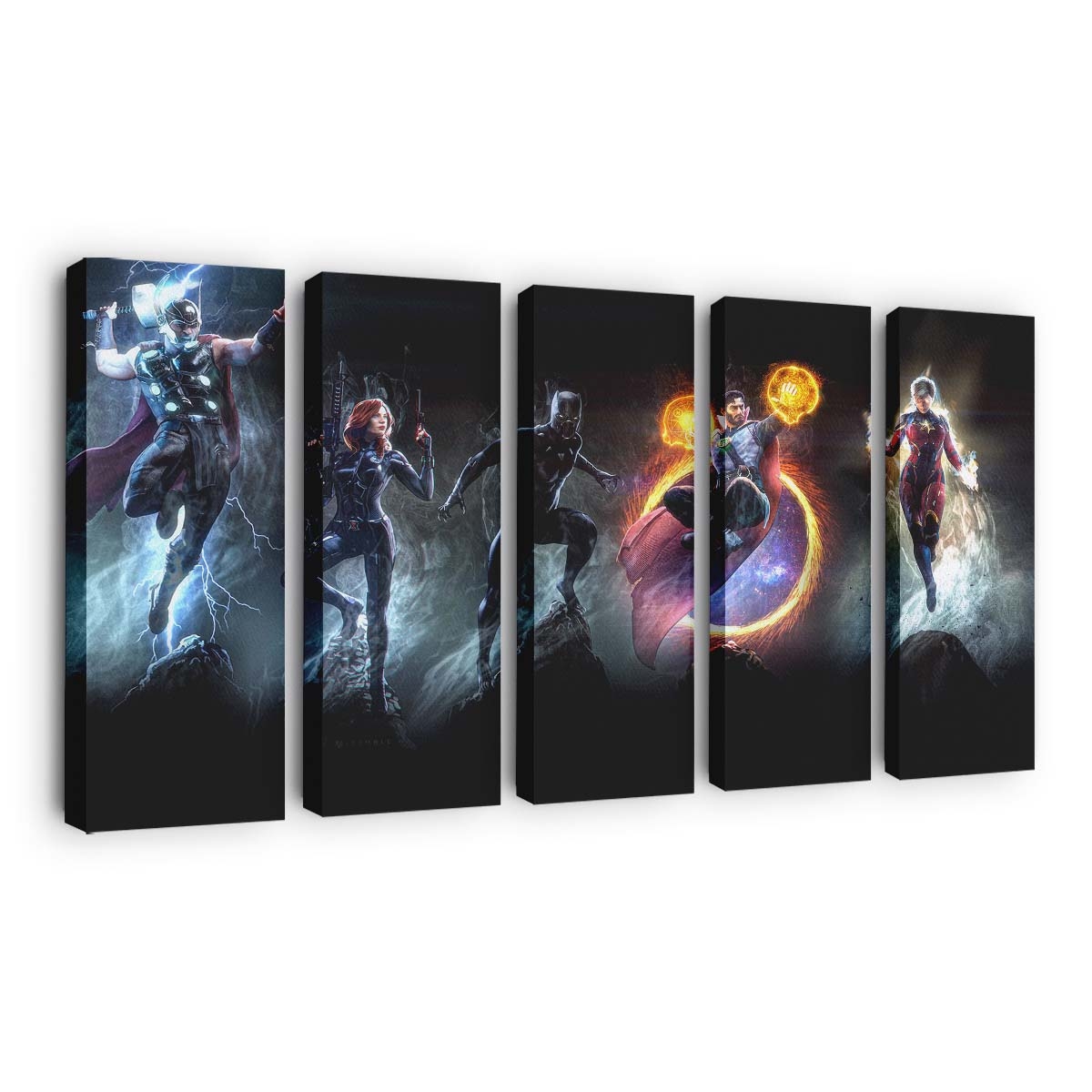 Marvel Heroes Art Leinwandbild - Marvel Wanddeko