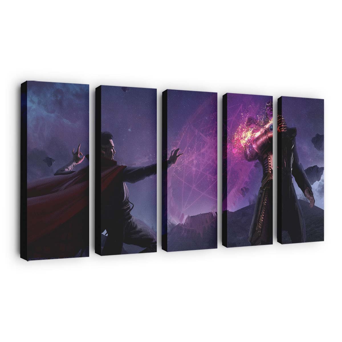 Thanos Vs Doctor Strange Leinwandbild - Marvel Wanddeko