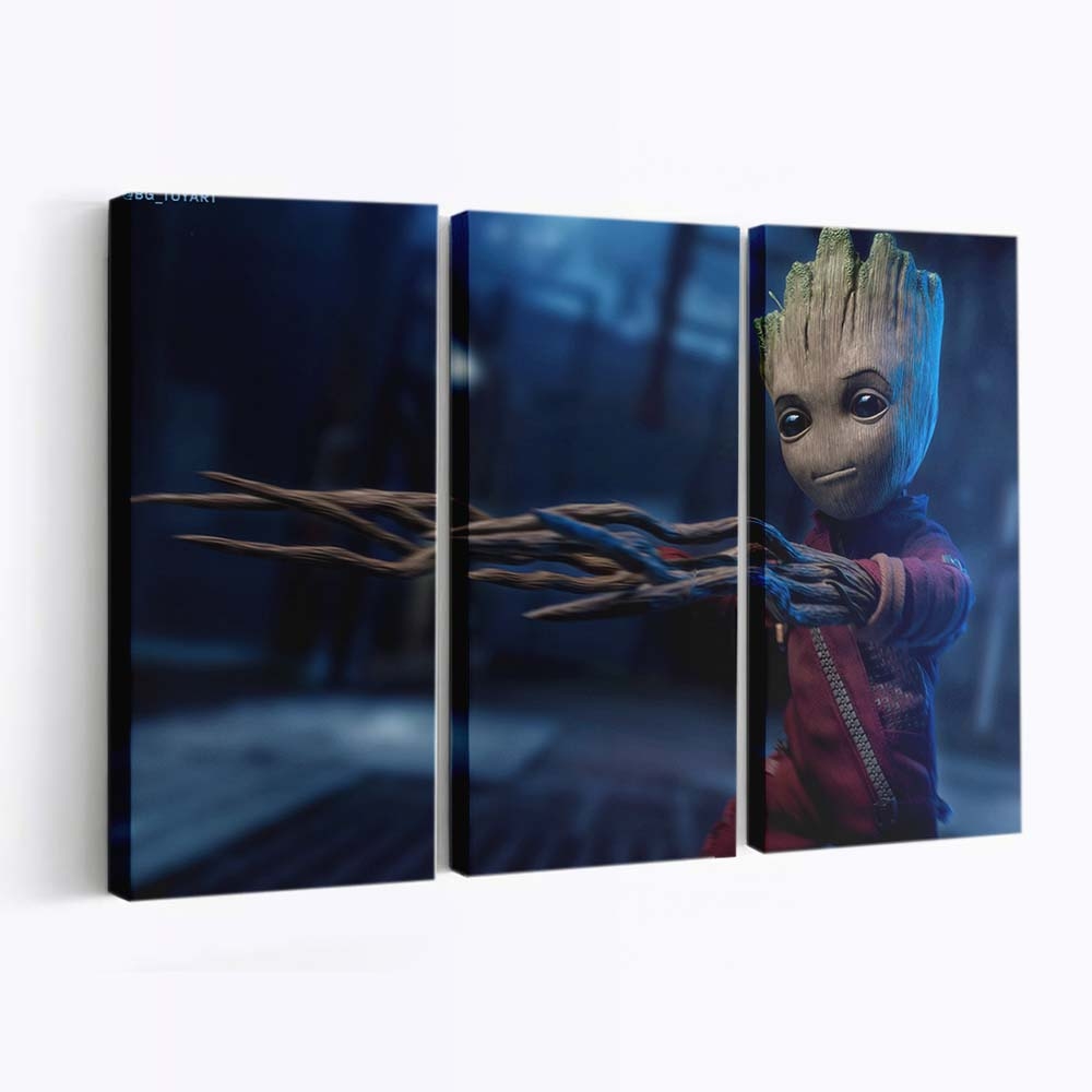 Baby Groot 2018 Leinwandbild - Marvel Wanddeko