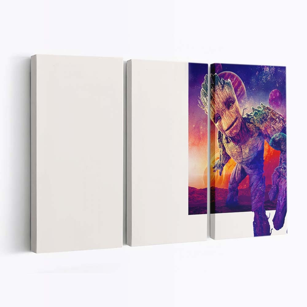 Groot In Guardians Of The Galaxy Vol 3 Leinwandbild - Marvel Wanddeko