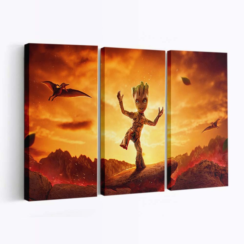 I Am Groot 2023 Leinwandbild - Marvel Wanddeko