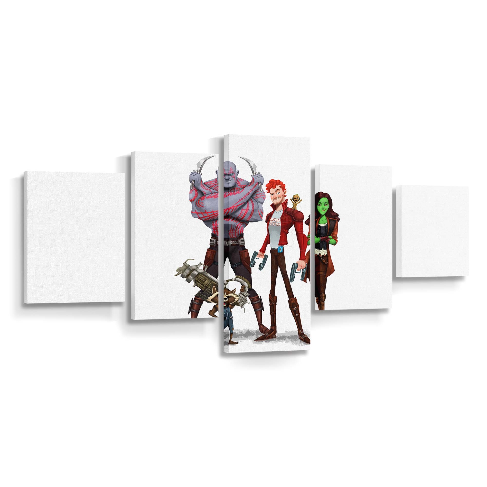 Guardians Of The Galaxy Art Leinwandbild - Marvel Wanddeko