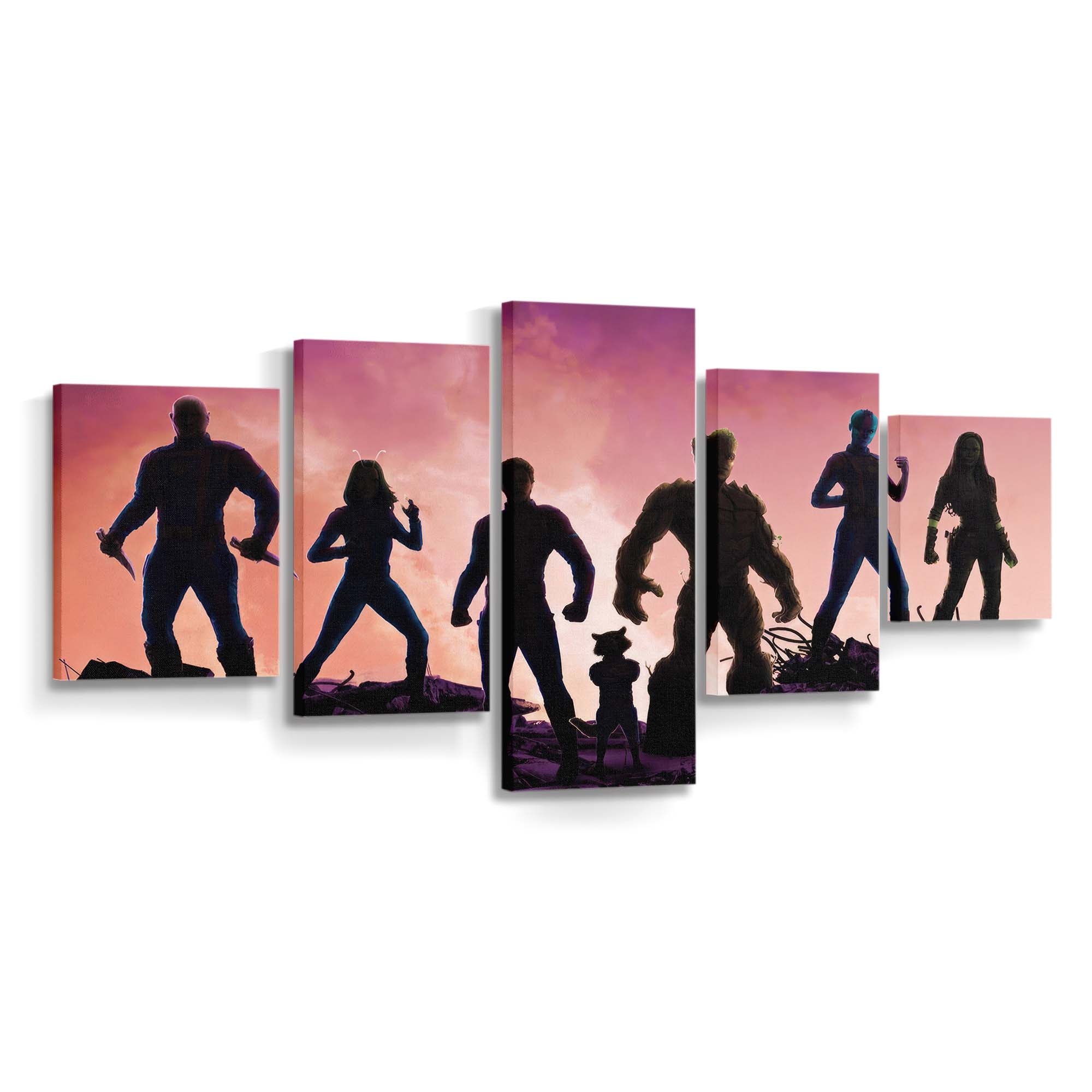 Guardians Of The Galaxy Vol 3 Characters Leinwandbild - Marvel Wanddeko