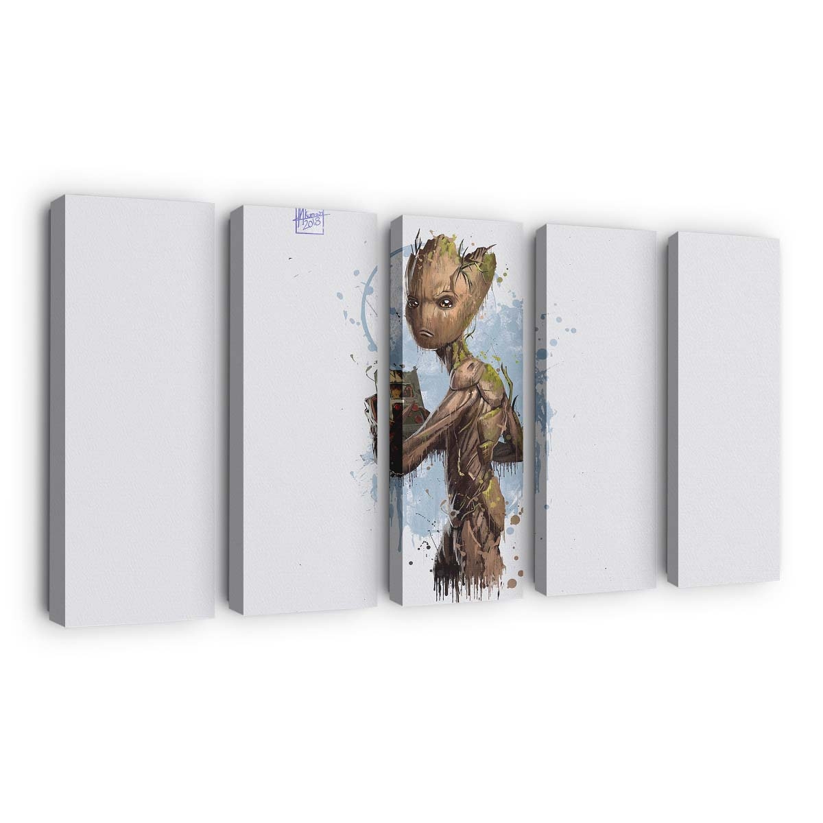 Groot In Avengers Infinity War 2018 Leinwandbild - Marvel Wanddeko