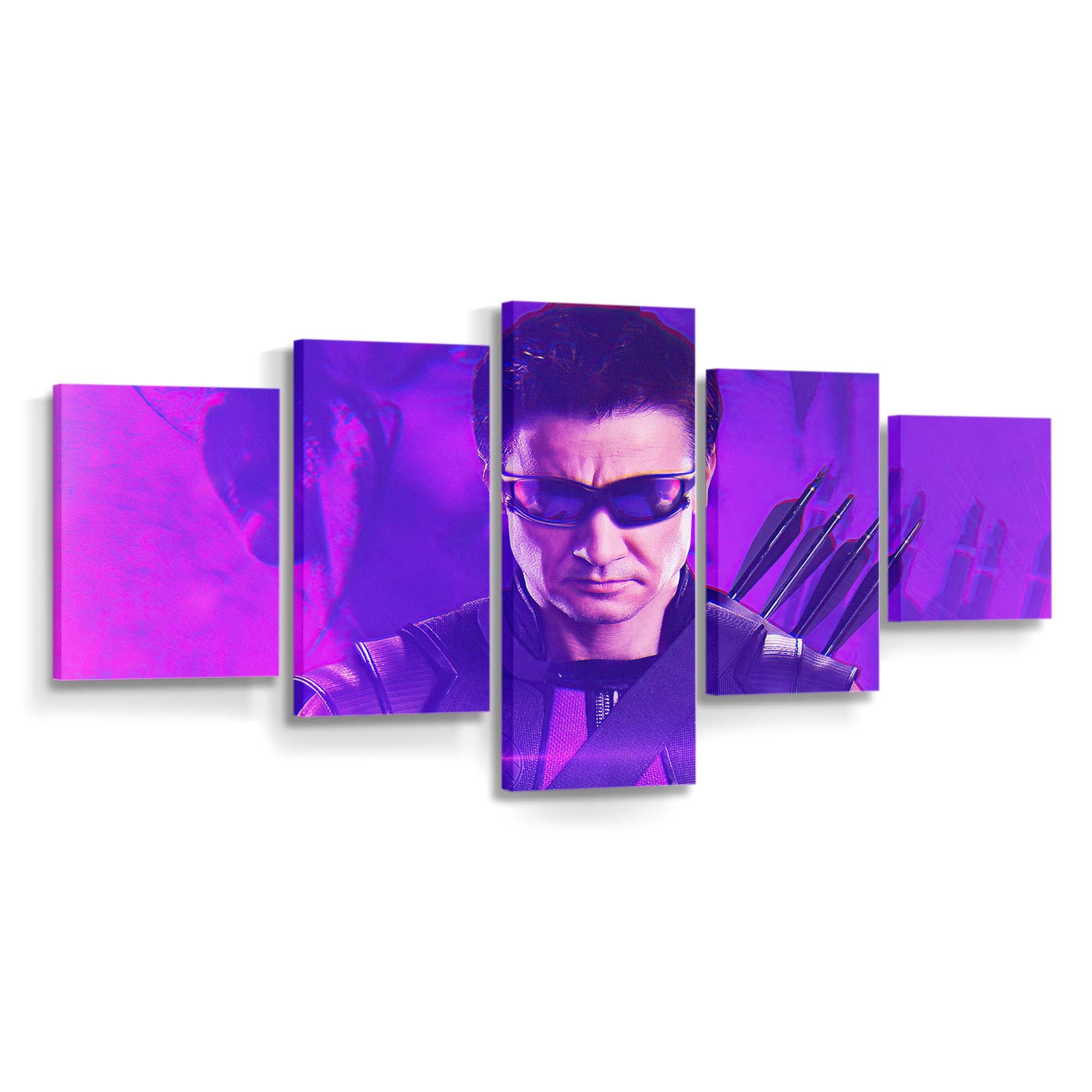 Hawkeye Illustrator Leinwandbild - Wanddeko