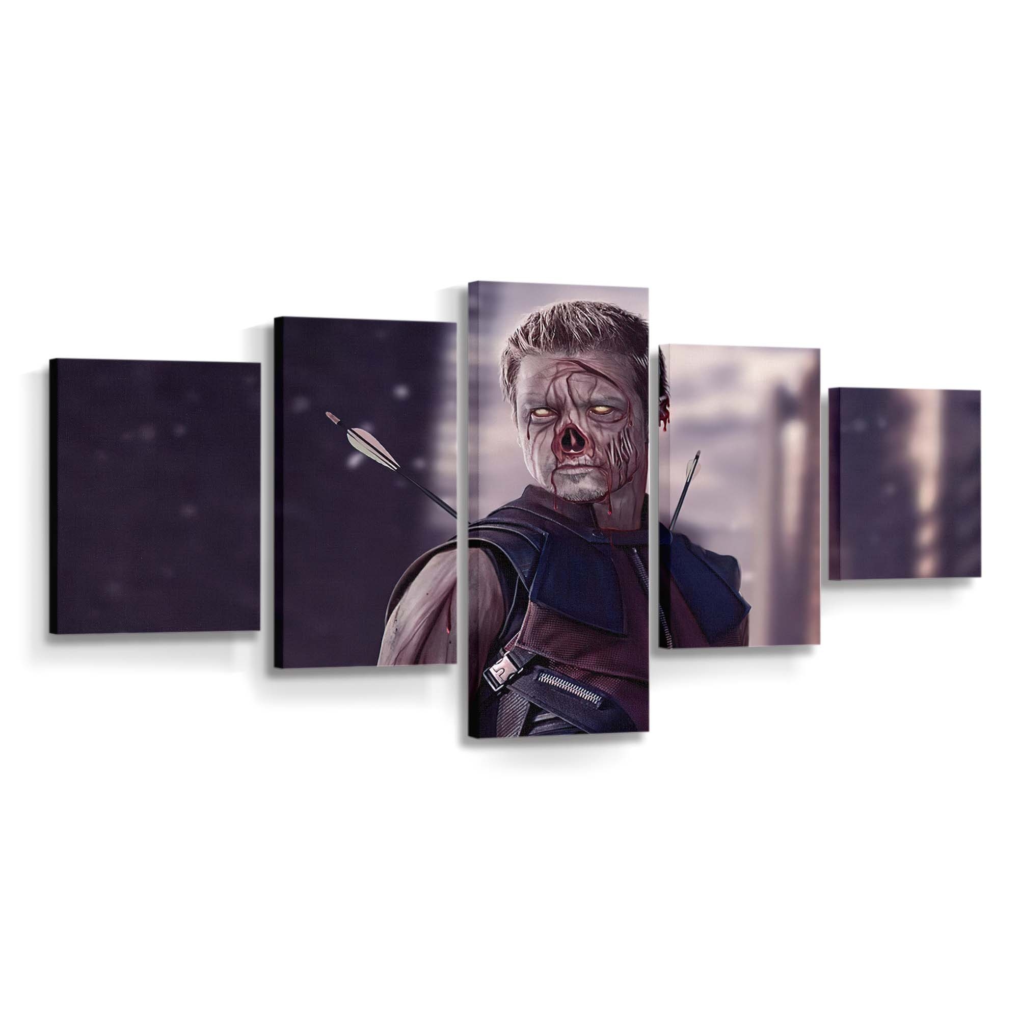 Hawkeye X Zombie What If Leinwandbild - Wanddeko