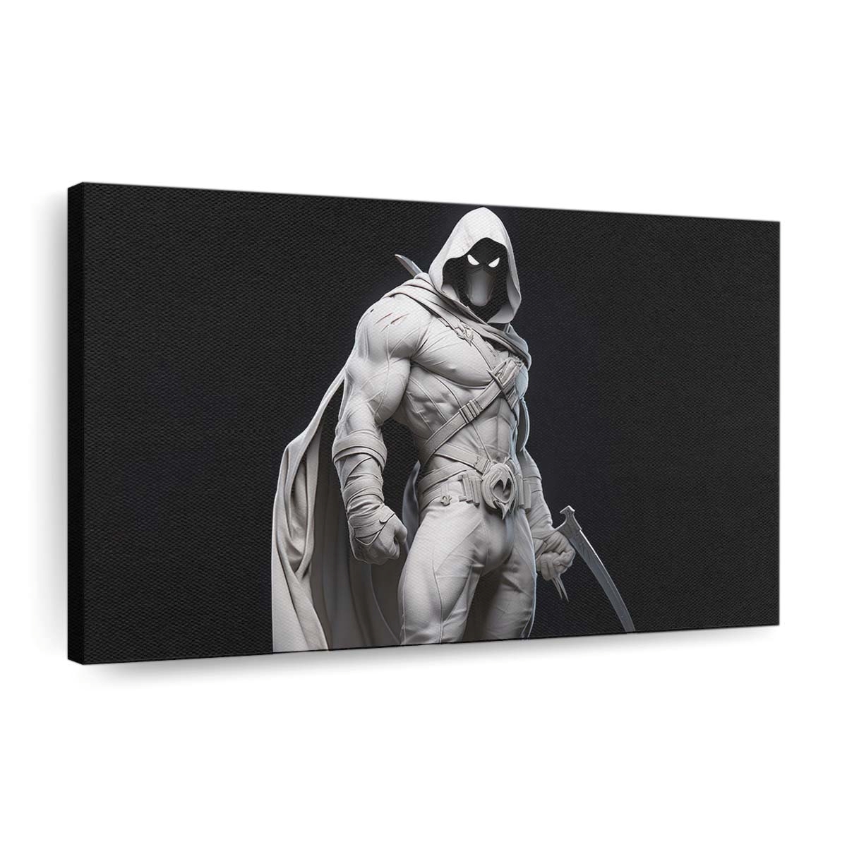 Embracing The Moons Shadows Moon Knight Rises Leinwandbild - Wanddeko