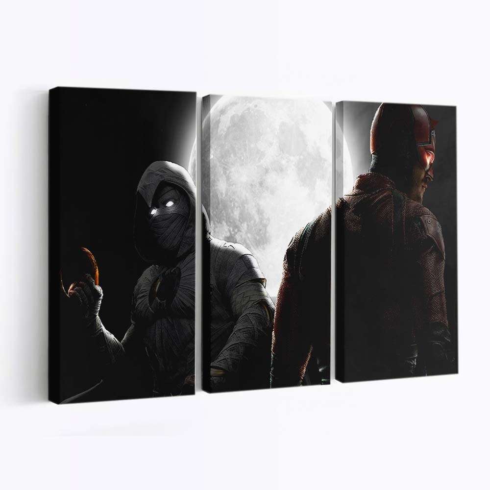 Daredevil und Moon Knight Leinwandbild - Wanddeko